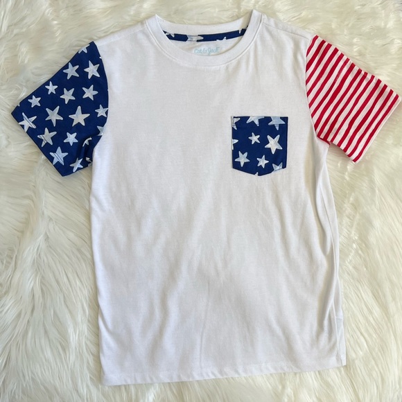 Cat & Jack Shirts & Tops Cat Jack Boys Red White Blue Patriotic